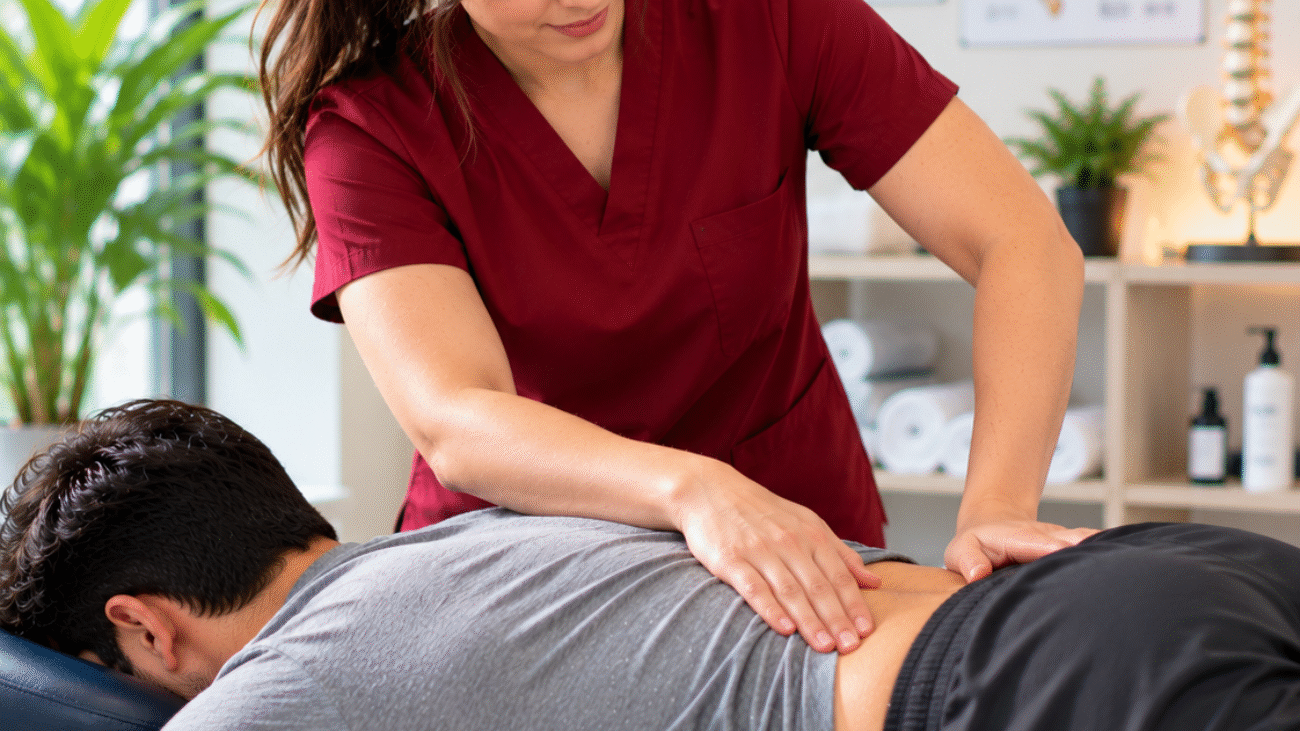 Chiropractic Lower Back Therapy in a Modern Clinic