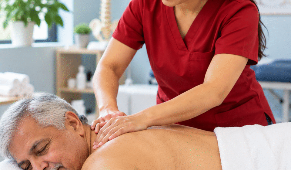Compassionate Back Massage in Clinic