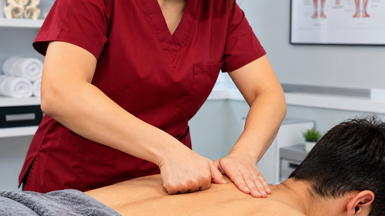 Deep Tissue Massage in a Modern Clinic