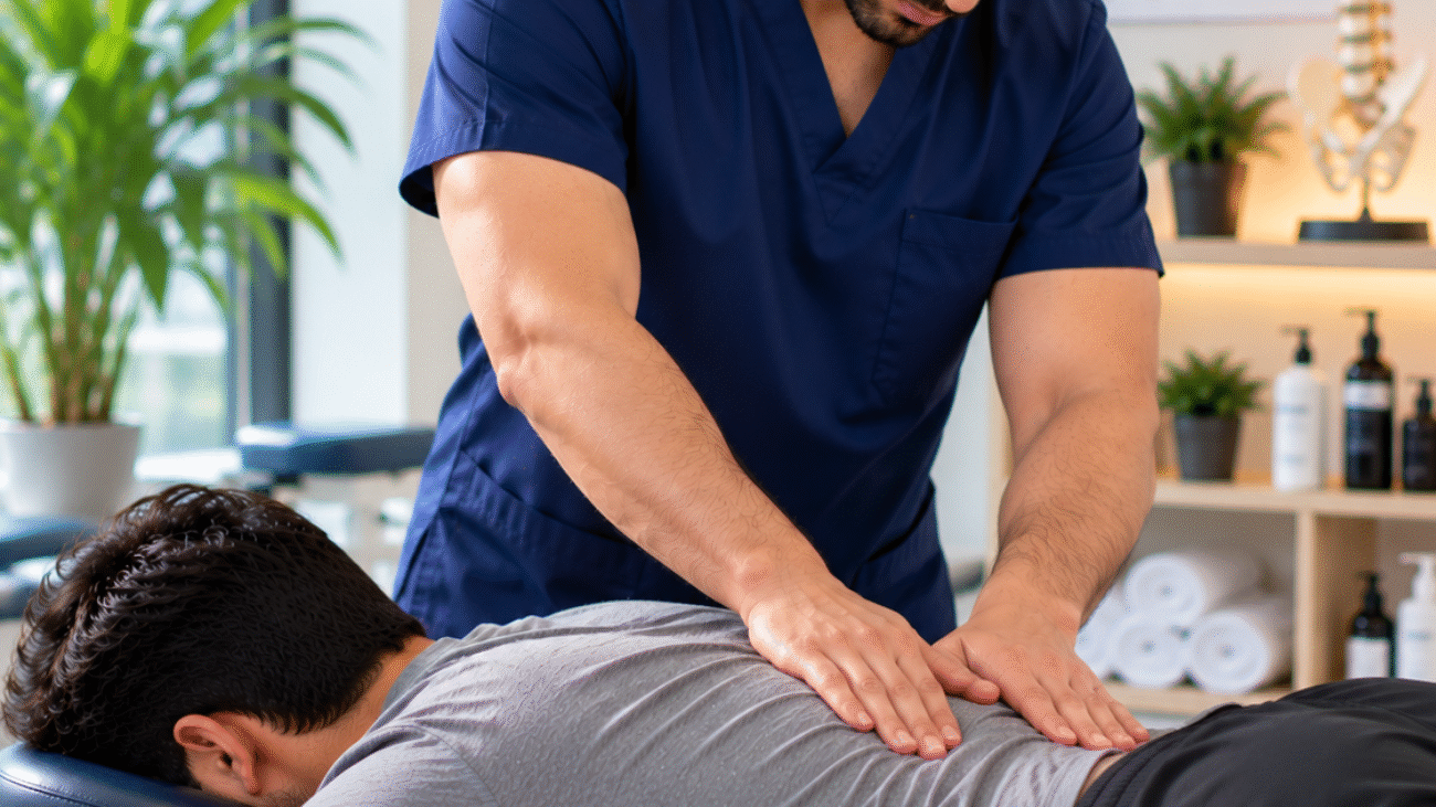 Modern Physiotherapy Adjustment Session