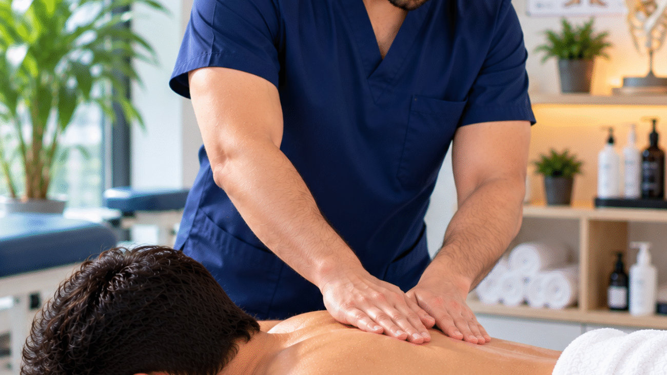 Professional Physiotherapy Massage Session